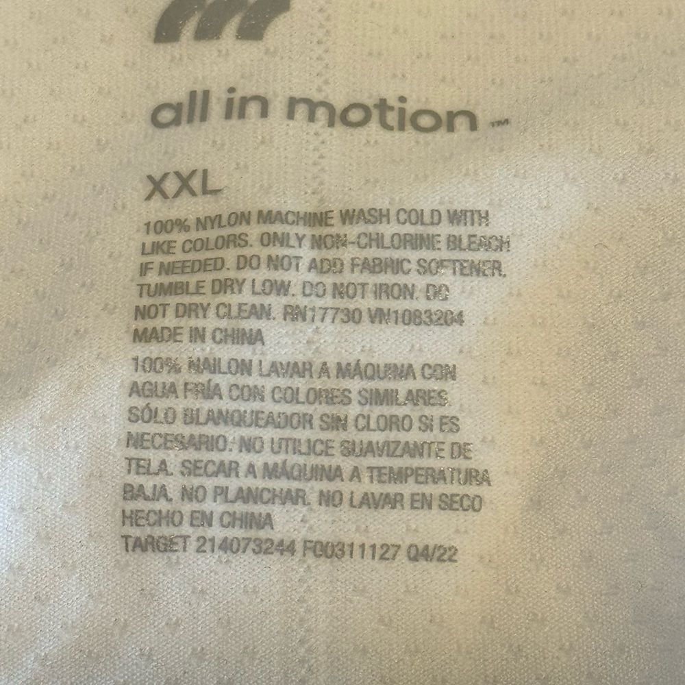 All In Motion Racerback Women’s Top Size XXL - Picture 7 of 8
